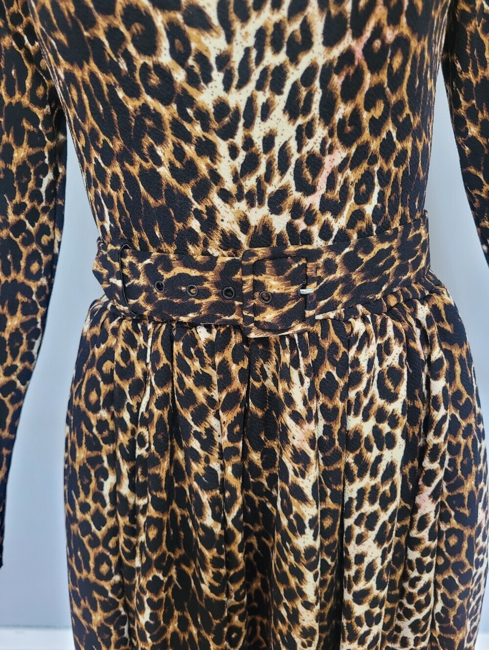 Vixen By Micheline Pitt Troublemaker Swing Dress In Leopard, BNWT, XS And M - Picture 3 of 10